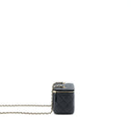 CHANEL LONG VANITY CASE CAVIAR BLACK LGHW