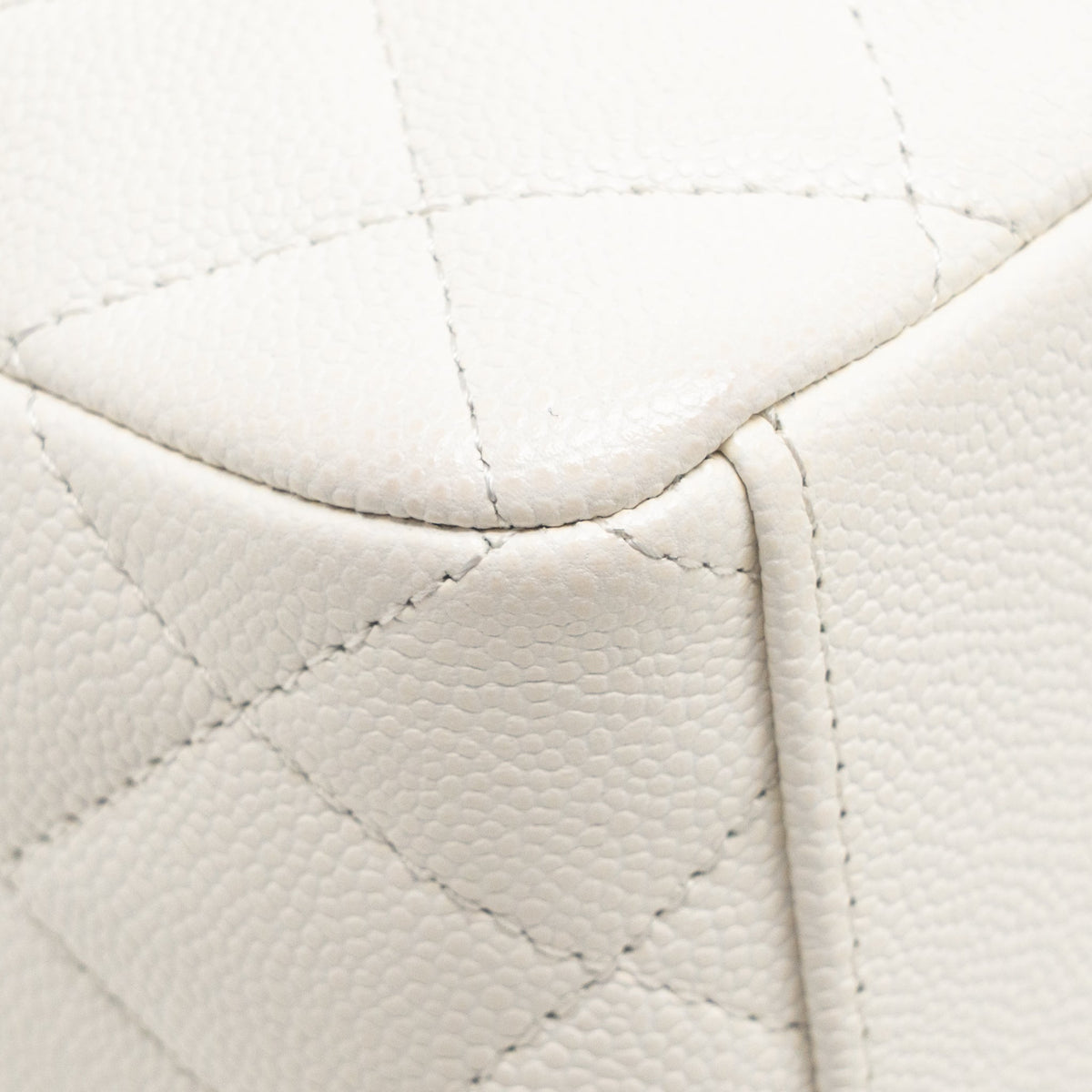Chanel 24C Mini Backpack Caviar White LGHW (Microchip)