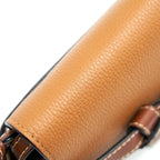 LOEWE GATE MINI LEATHER CROSSBODY BAG TAN