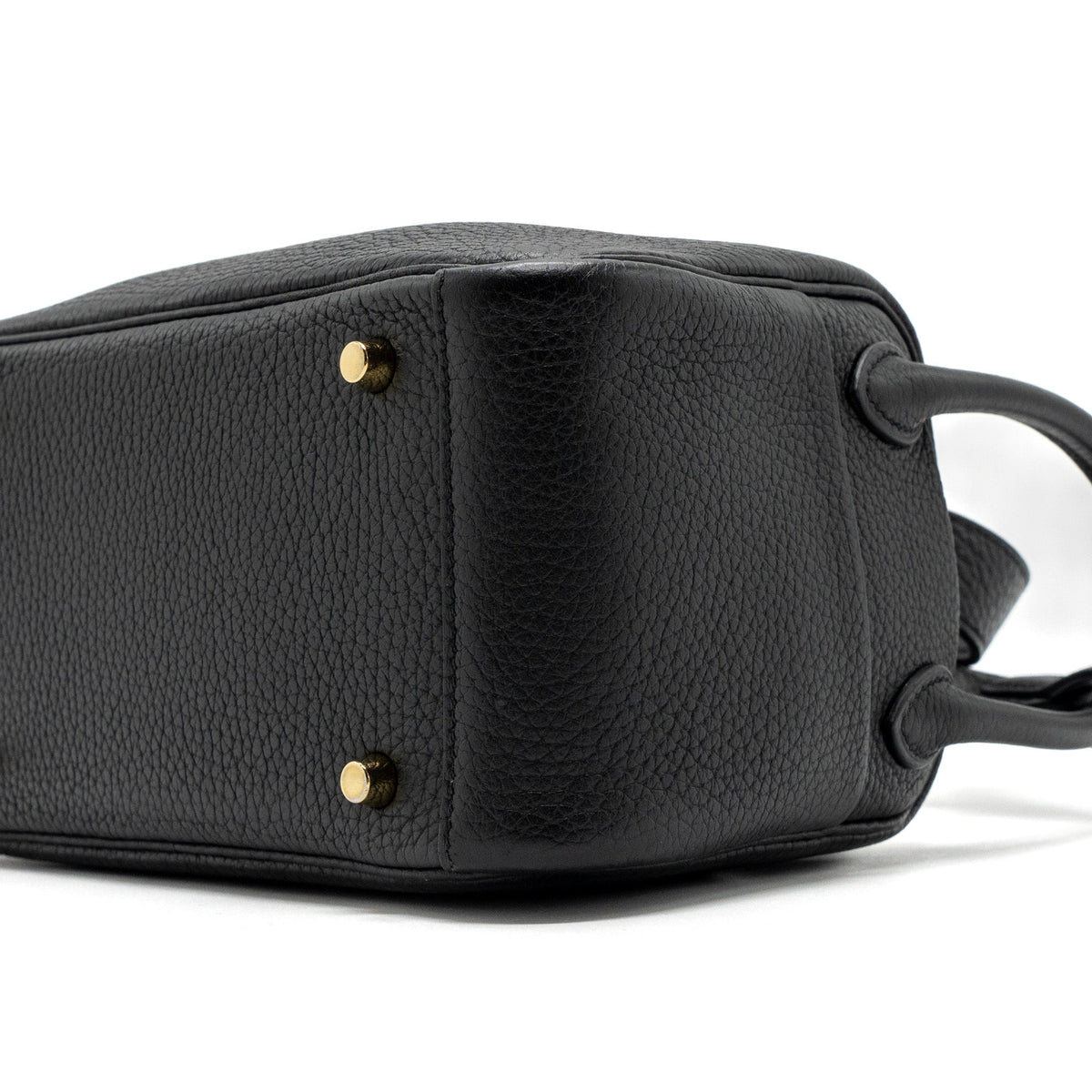 Hermes mini lindy clemence black GHW