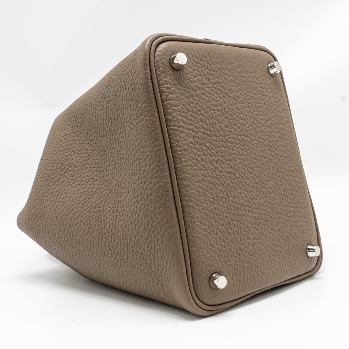 Hermes Picotin 18 Lock Bag Clemence etoupe SHW