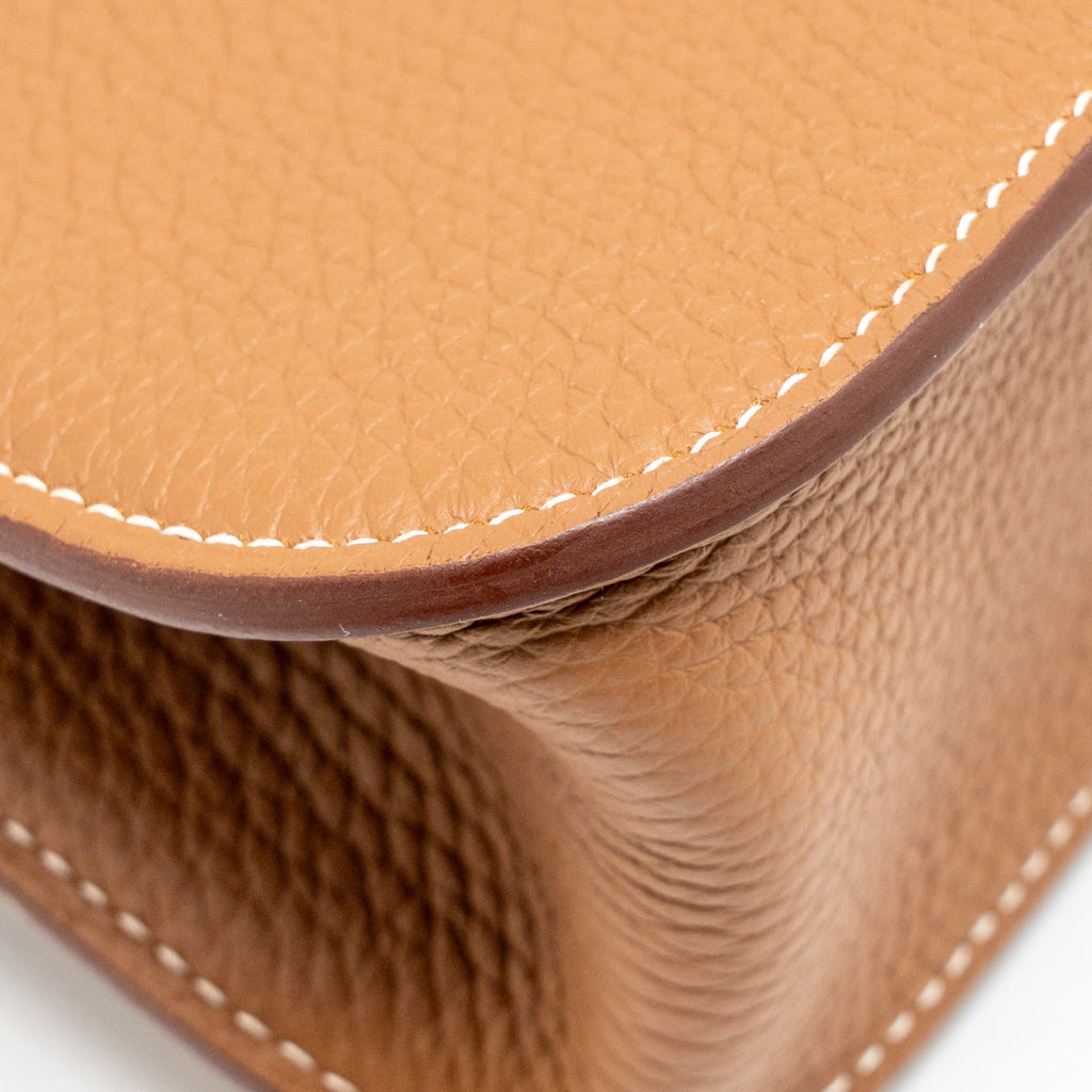 Hermes Halzan 25 Clemence Gold SHW