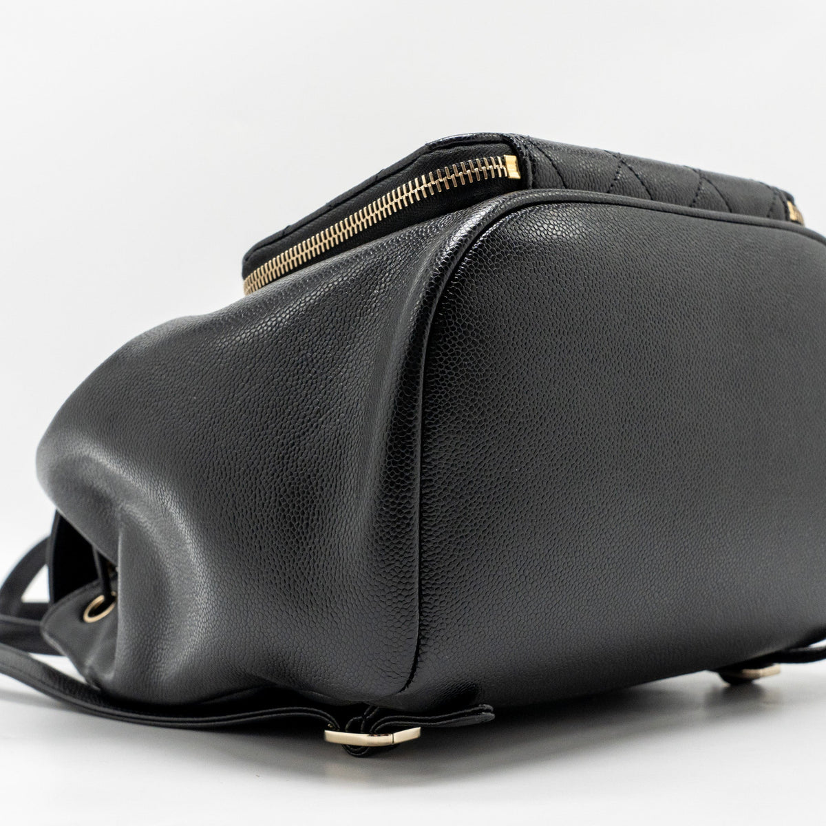 CHANEL AFFINITY BACKPACK CAVIAR BLACK LGHW (MICROCHIP)