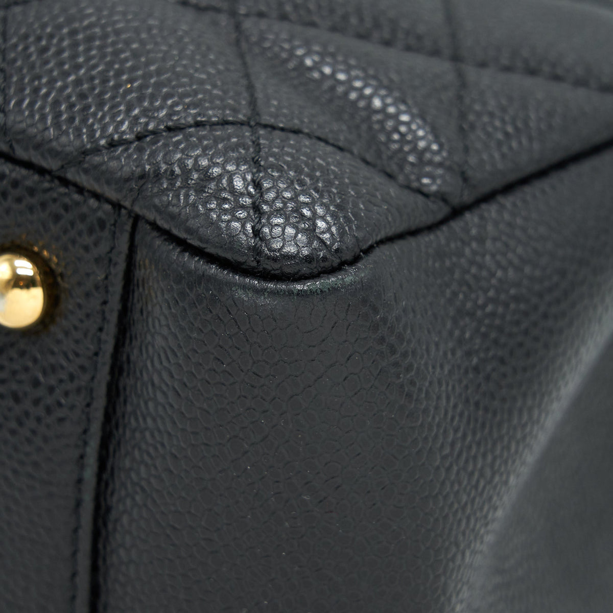 CHANEL GRAND SHOPPING TOTE CAVIAR GHW