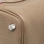 Hermes Picotin 18 Lock Bag Clemence etoupe SHW