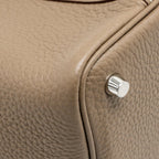 Hermes Picotin 18 Lock Bag Clemence etoupe SHW