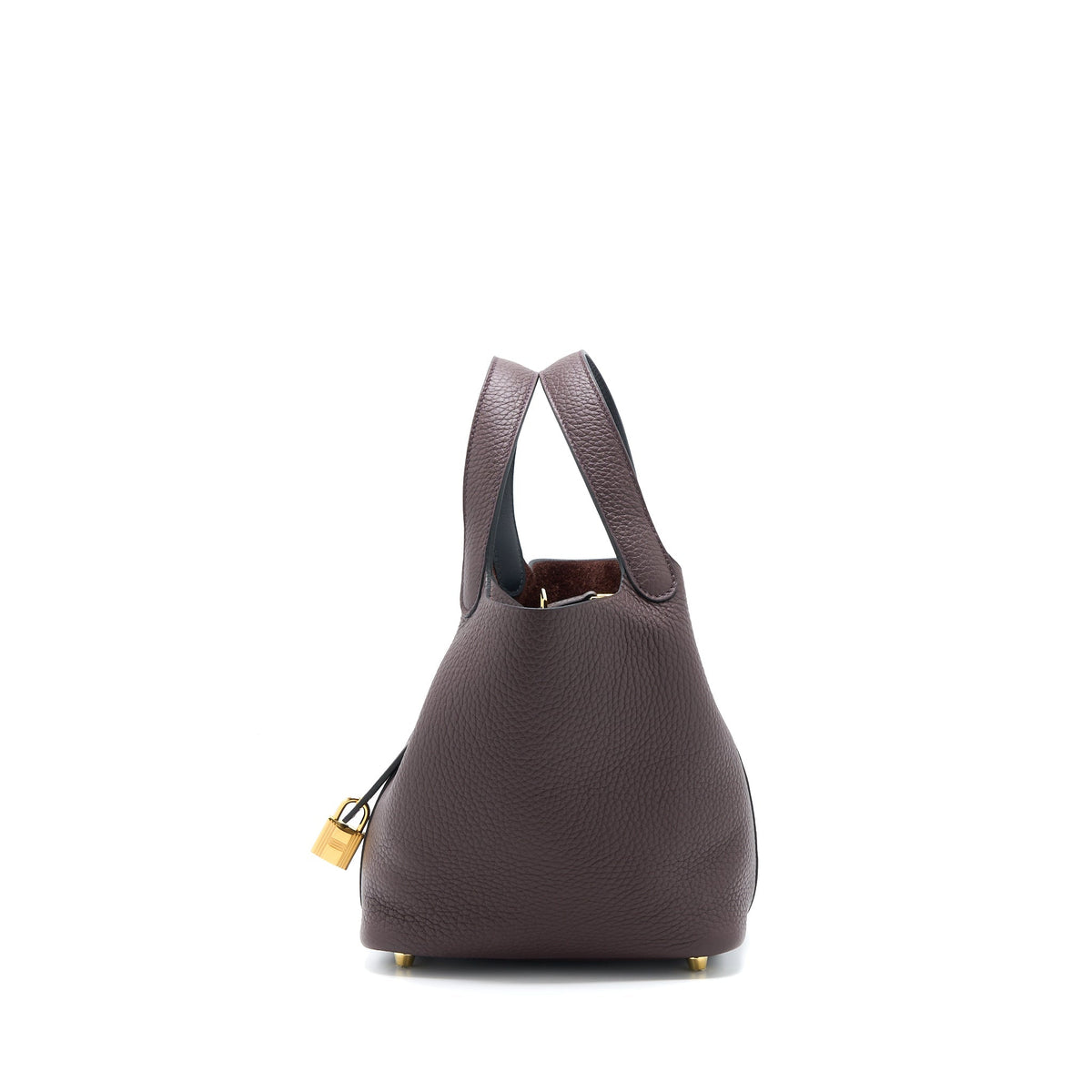 HERMES PICOTIN 18 LOCK BAG CLEMENCE ROUGE SELLIER/CABAN GHW