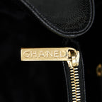 CHANEL GRAND SHOPPING TOTE CAVIAR GHW