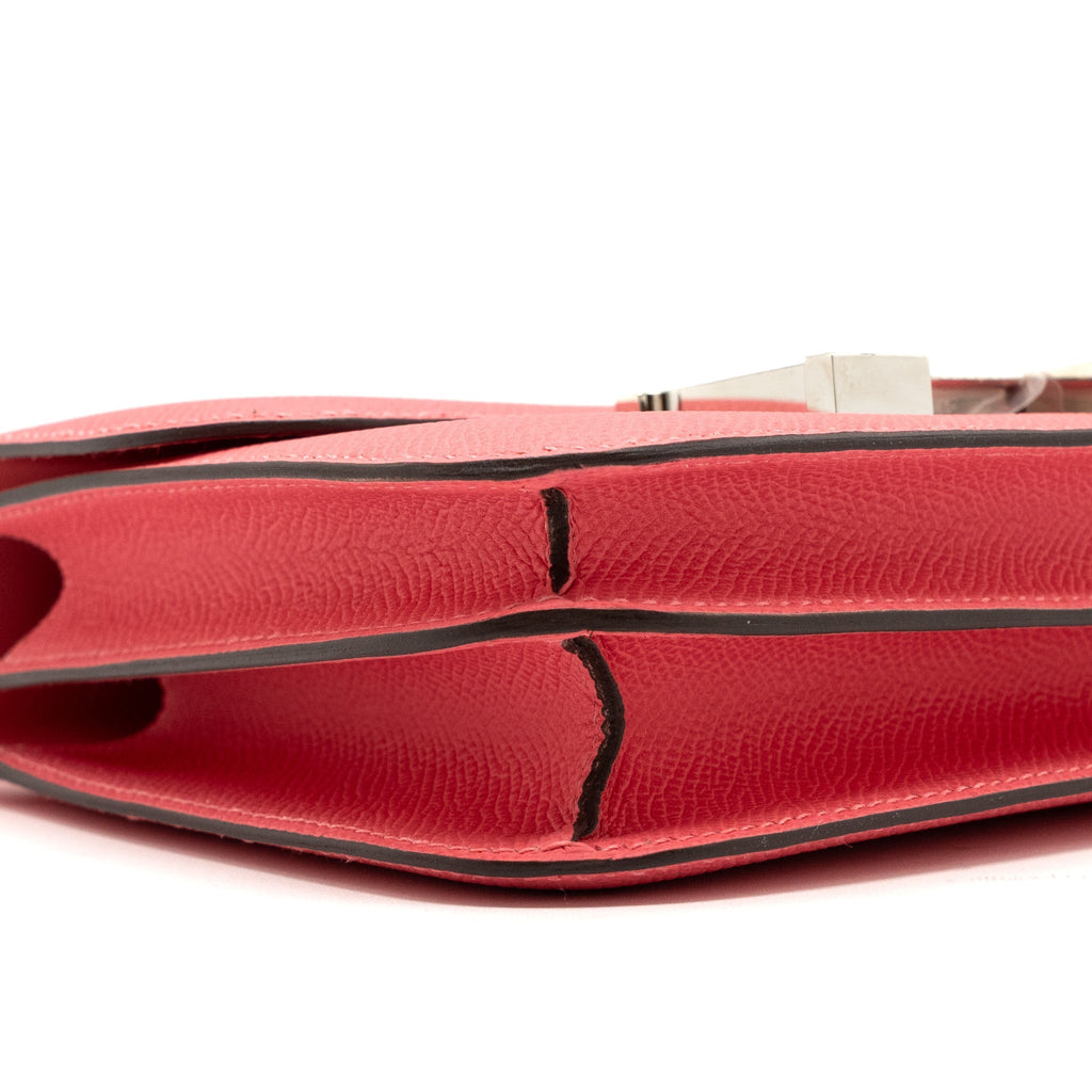 Hermes mini constance epsom rose azalee SHW