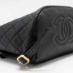Chanel CC Filigree Backpack Caviar Black GHW