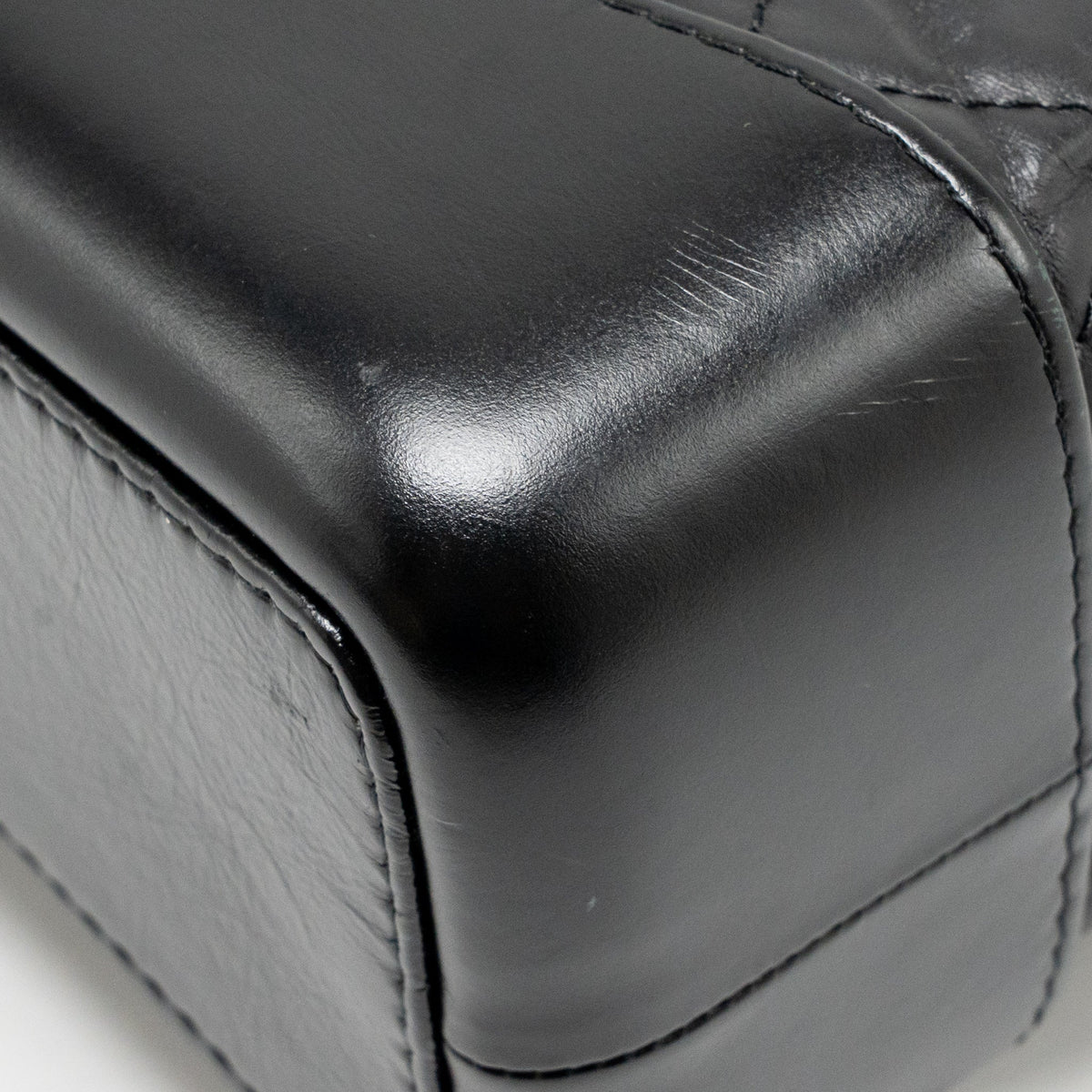 Chanel Gabrielle Backpack Aged Calfskin/Shiny Calfskin Black Multicolour HARDWARE