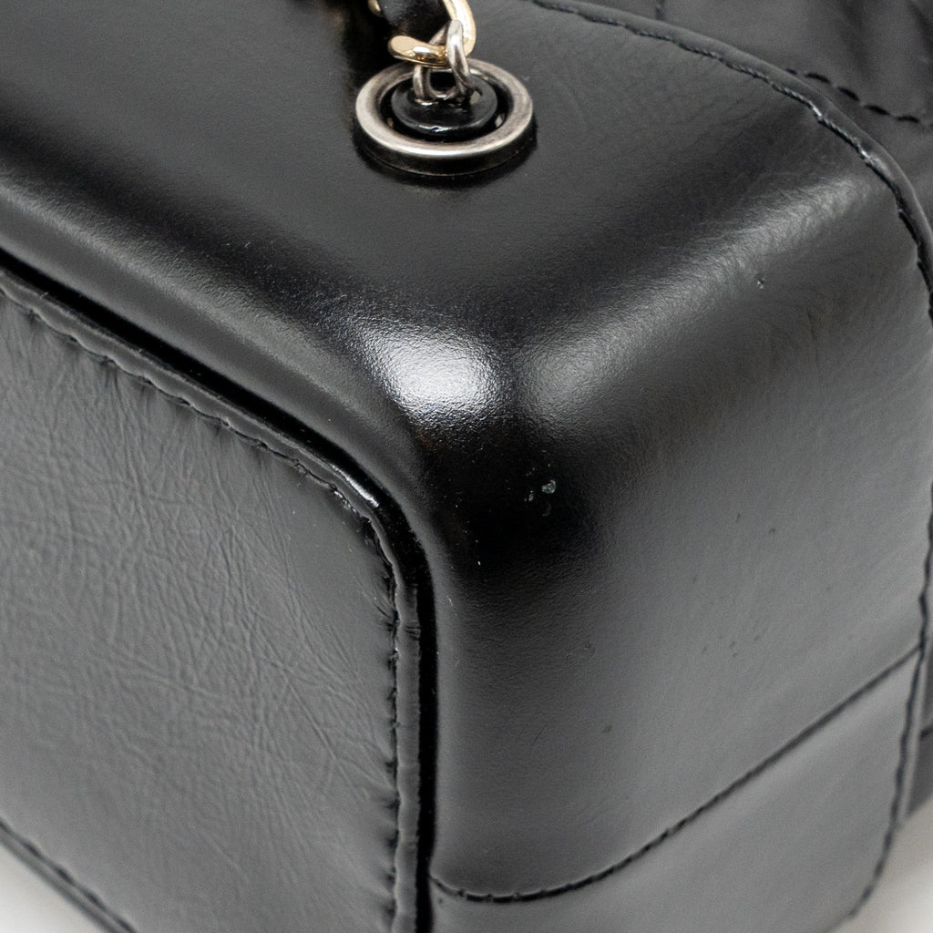 Chanel Gabrielle Backpack Aged Calfskin/Shiny Calfskin Black Multicolour HARDWARE