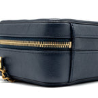 CHANEL MINI FILIGREE CAMERA BAG CAVIAR DARK BLUE GHW