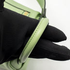 Hermes Mini Lindy Swift Vert Criquet GHW