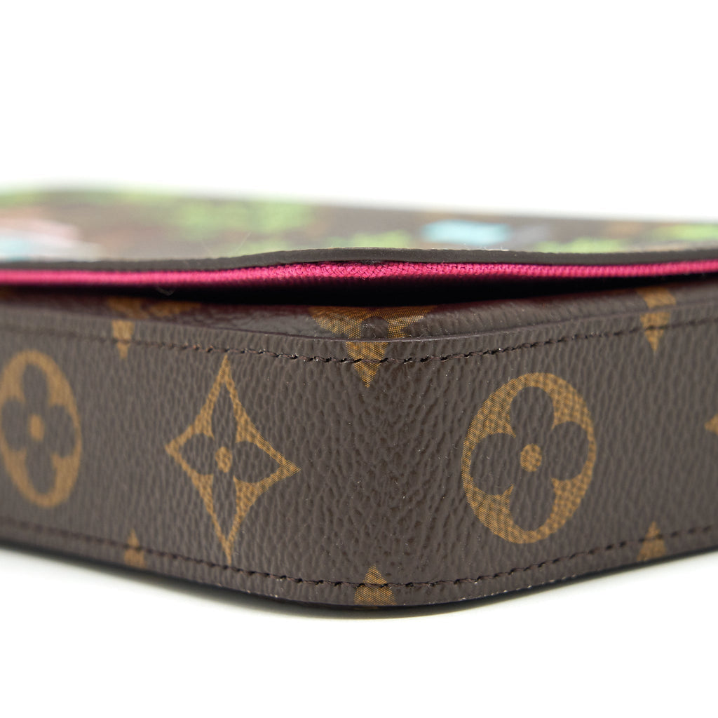 LOUIS VUITTON 2021 CHRISTMAS LIMITED FÉLICIE POCHETTE GHW