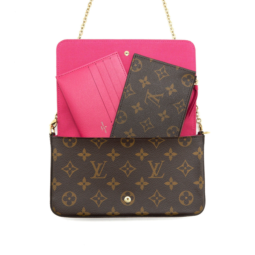 LOUIS VUITTON 2021 CHRISTMAS LIMITED FÉLICIE POCHETTE GHW