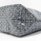 GOYARD SAINT LOUIS PM TOTE GOYARDLINE CANVAS GREY SHW