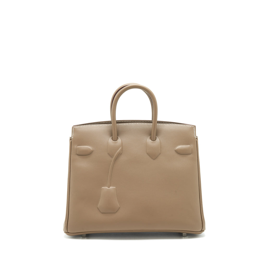 Hermes Birkin Shadow 25 Swift Etoupe SHW