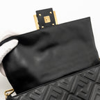 FENDI LARGE BAGUETTE BAG NAPPA BLACK GHW
