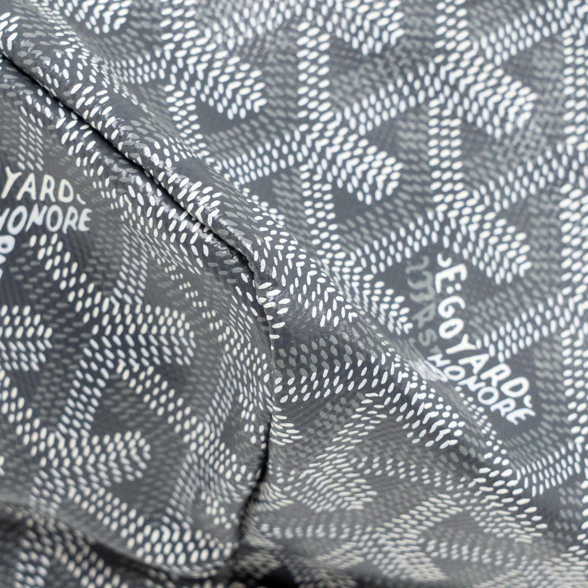 GOYARD SAINT LOUIS PM TOTE GOYARDLINE CANVAS GREY SHW