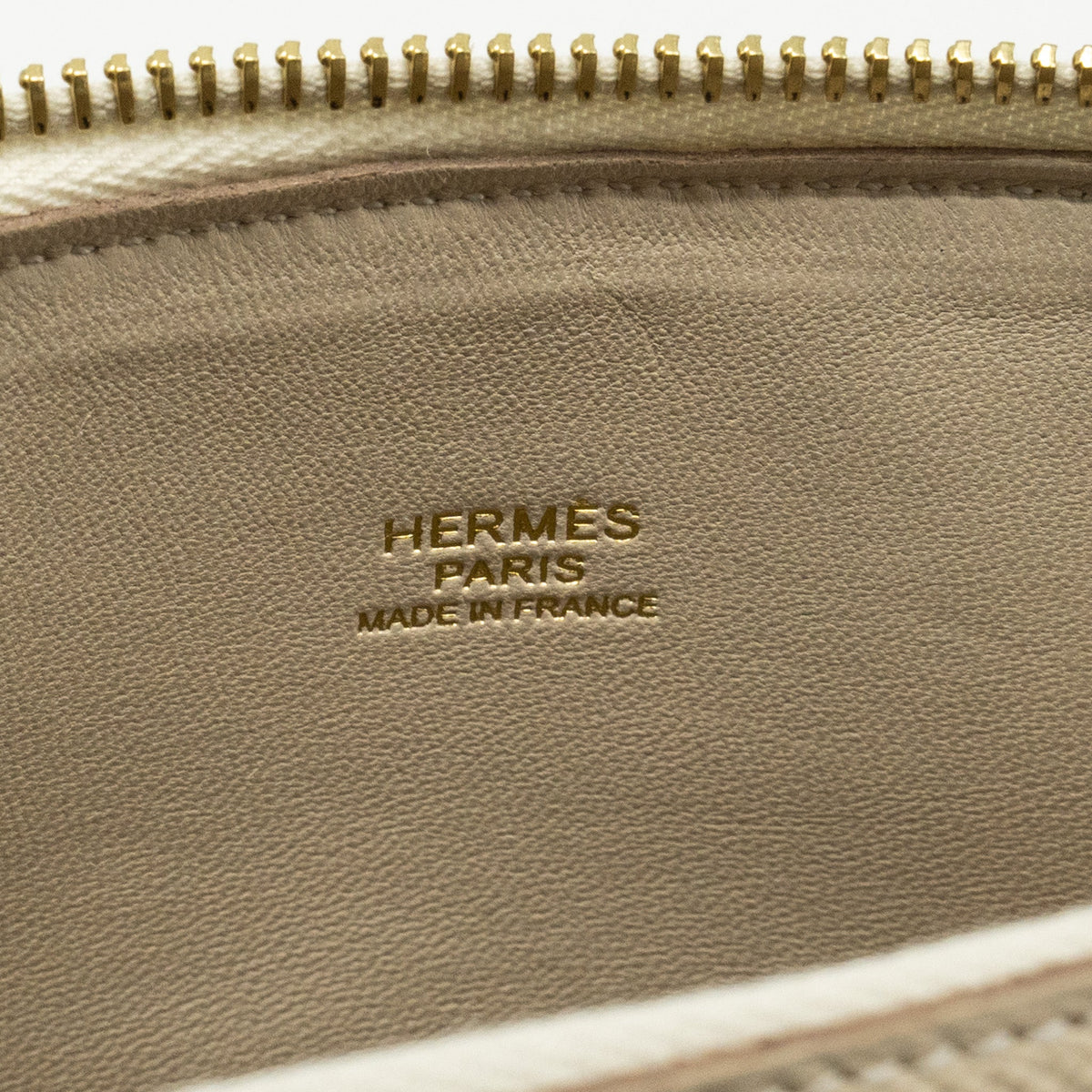 Hermes Bolide 27 Epsom Craie GHW