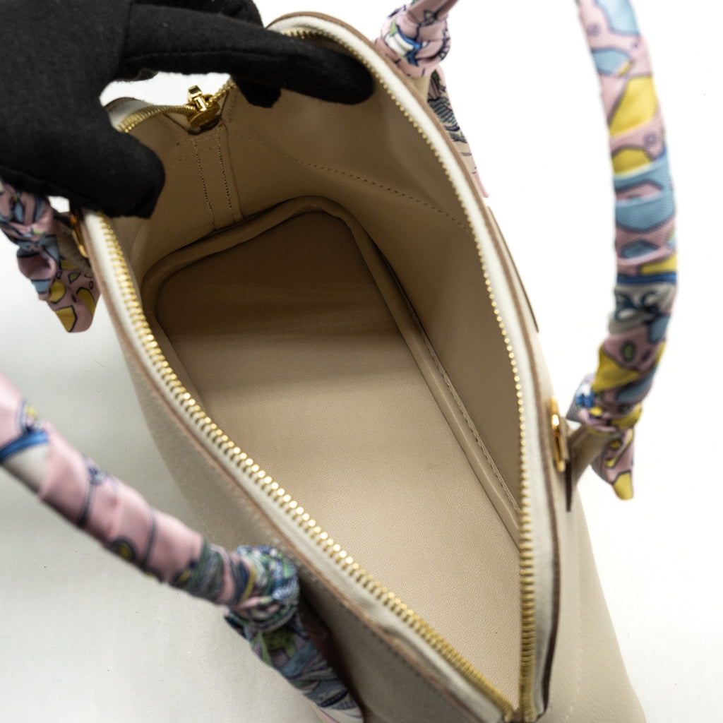 Hermes Bolide 27 Epsom Craie GHW