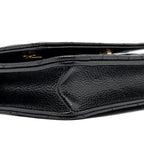 CHANEL CLASSIC WALLET ON CHAIN CAVIAR BLACK GHW (MICROCHIP)