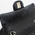 CHANEL MINI RECTANGULAR FLAP BAG PATENT BLACK SHW