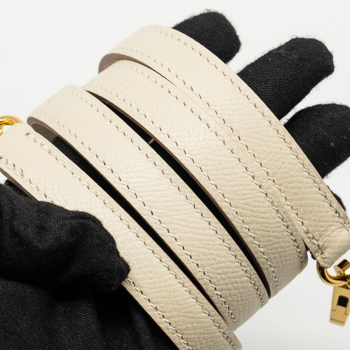 Hermes Bolide 27 Epsom Craie GHW