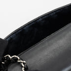 CHANEL MINI RECTANGULAR FLAP BAG PATENT BLACK SHW
