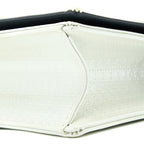 DIOR SMALL DIORMA METALLIC WHITE LGHW