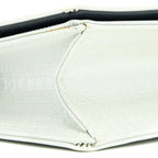 DIOR SMALL DIORMA METALLIC WHITE LGHW