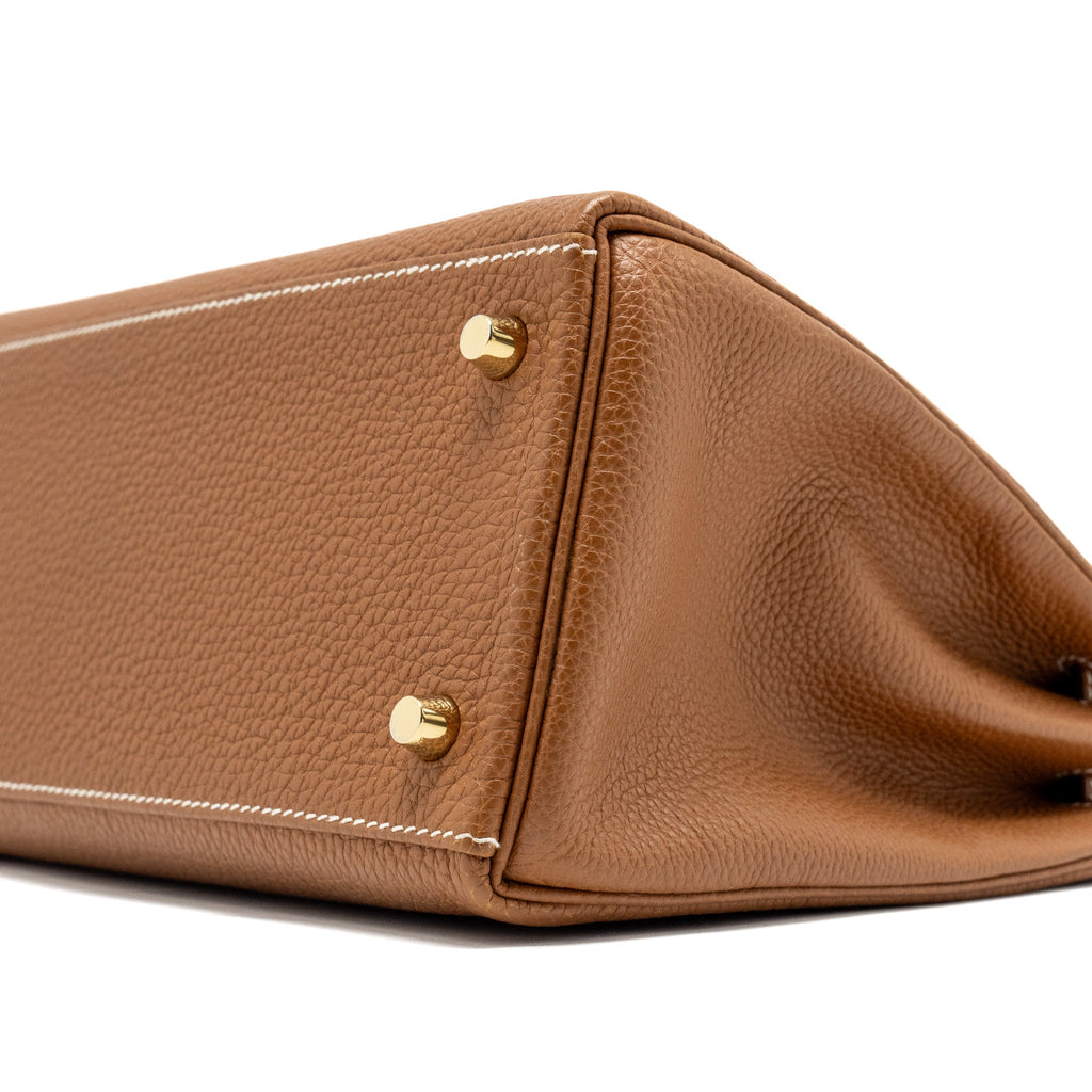 Hermes Kelly 28 Togo Gold GHW