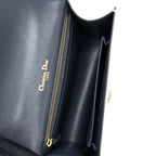 DIOR SMALL DIORMA METALLIC WHITE LGHW