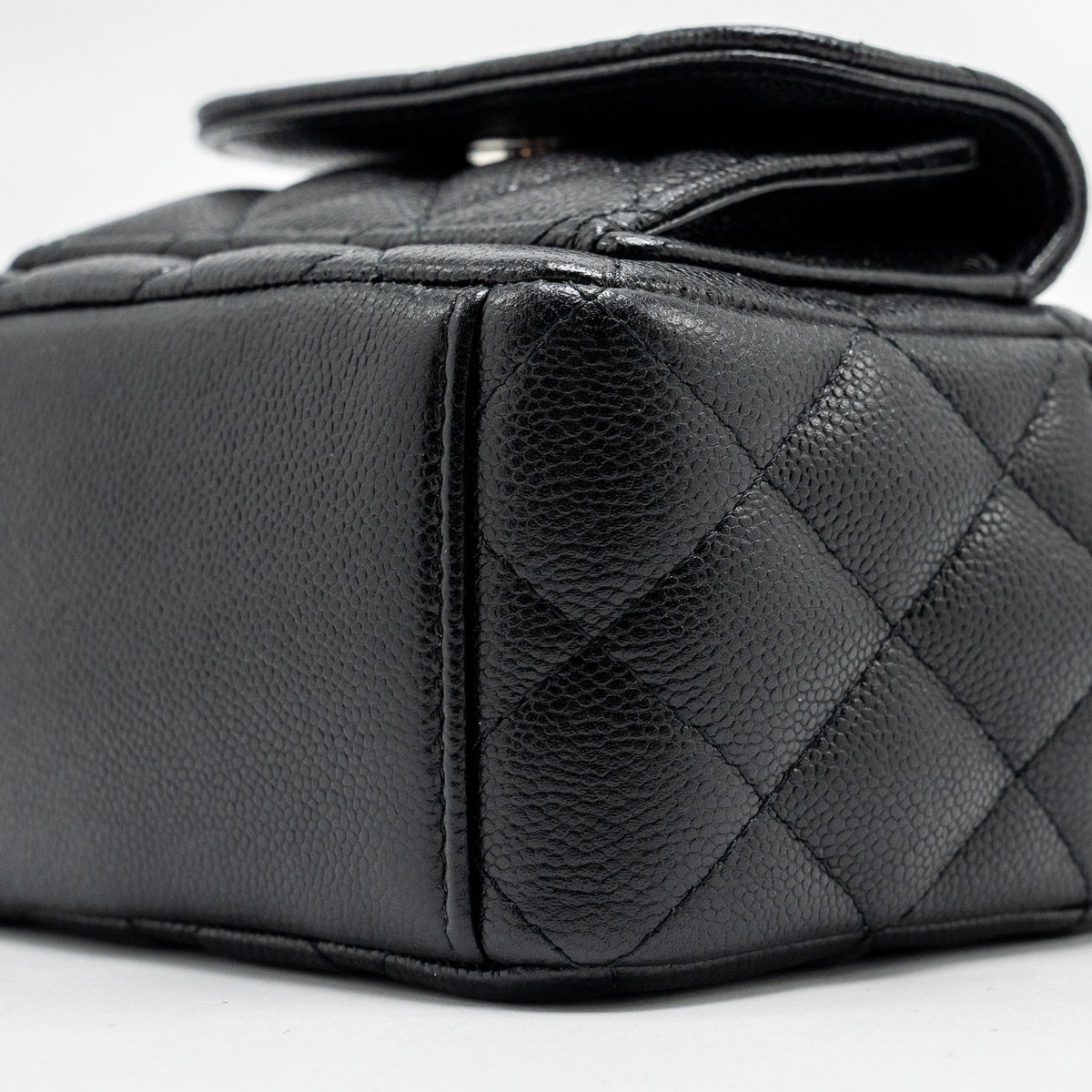 CHANEL 24P MINI BACKPACK/CROSSBODY BAG CAVIAR BLACK SHW (MICROCHIP)