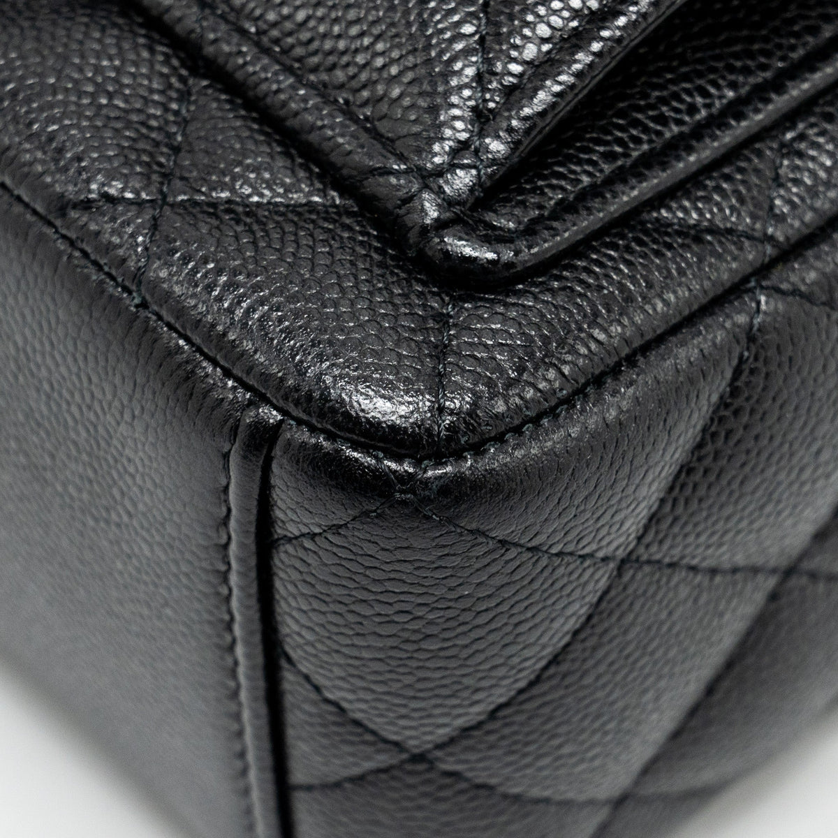CHANEL 24P MINI BACKPACK/CROSSBODY BAG CAVIAR BLACK SHW (MICROCHIP)