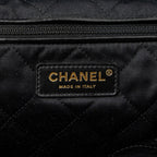 CHANEL LARGE 22 BAG SHINY CALFSKIN BLACK GHW (MICROCHIP)