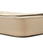 LOUIS VUITTON FELICIE POCHETTE TOURTERELLE/CREME GHW