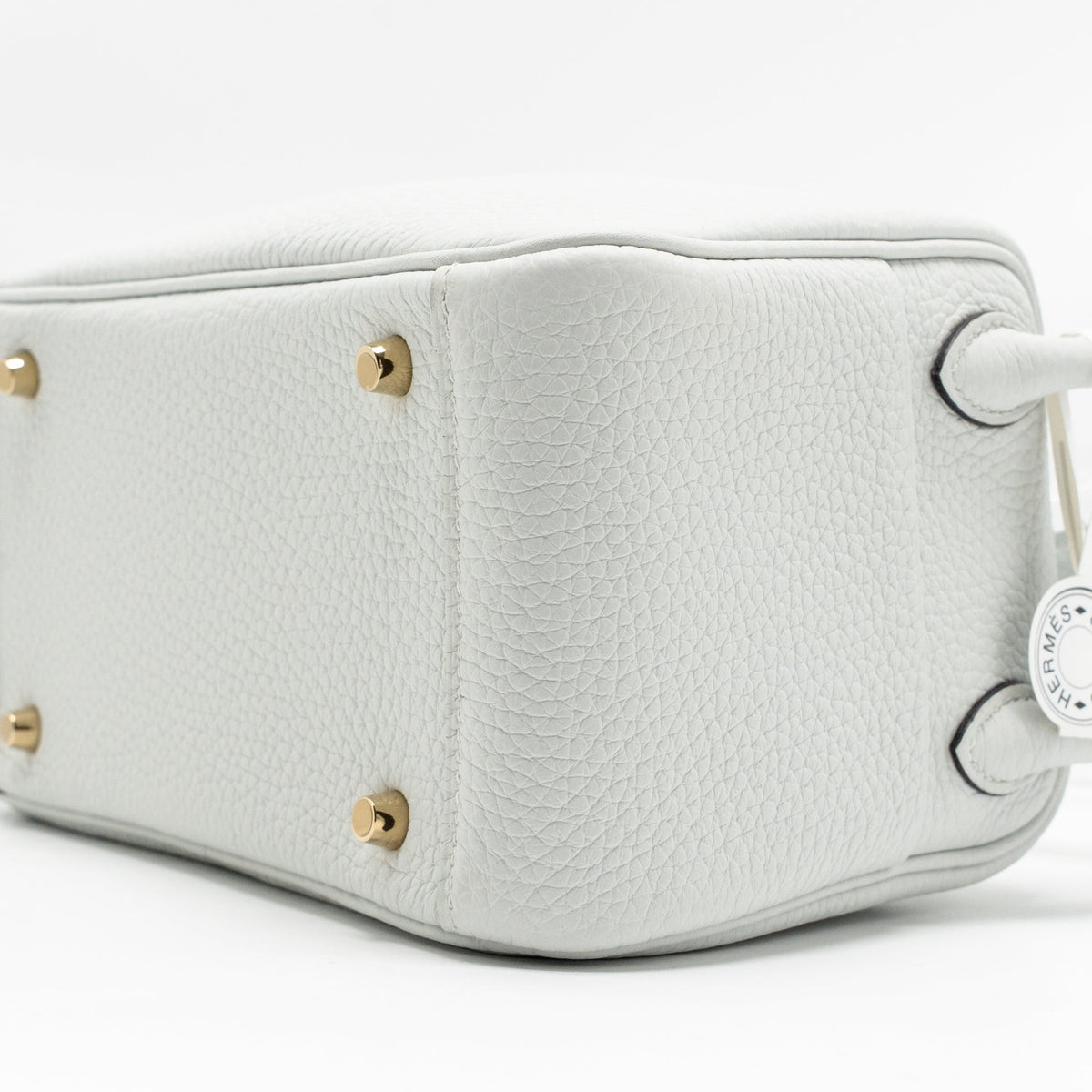 HERMES MINI LINDY II CLEMENCE GRIS PLATINE GHW