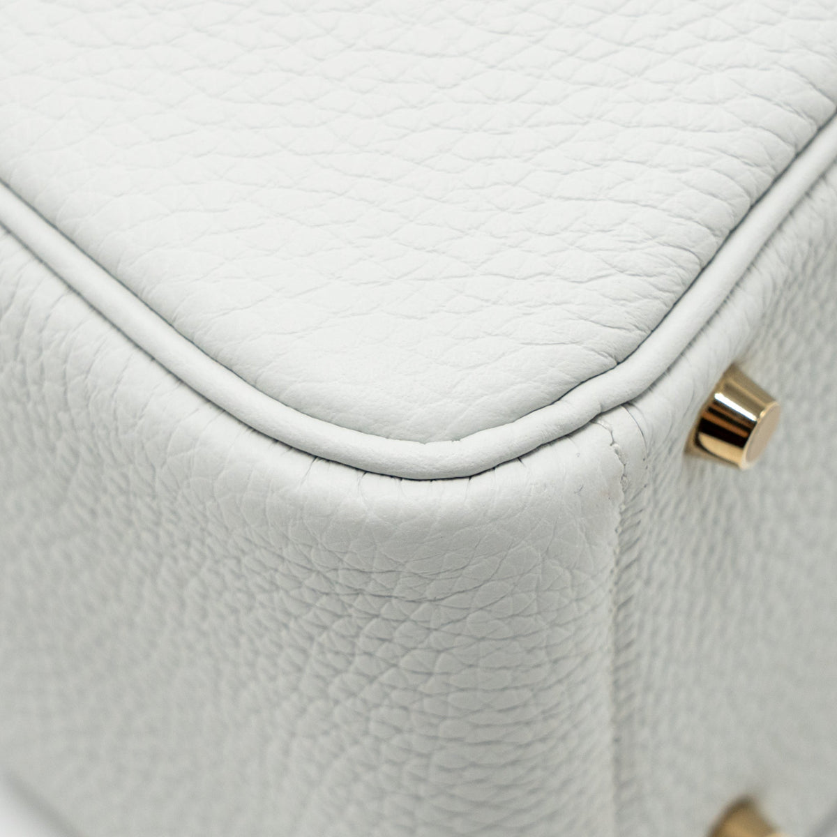 HERMES MINI LINDY II CLEMENCE GRIS PLATINE GHW