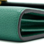 GUCCI MINI DIONYSUS WALLET ON CHAIN GREEN MULTICOLOUR HARDWARE