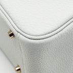 HERMES MINI LINDY II CLEMENCE GRIS PLATINE GHW