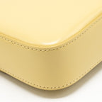 Celine Claude Triomphe Bag Shiny Calfskin Light Yellow GHW