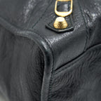 BALENCIAGA GIANT CITY BAG IN BLACK