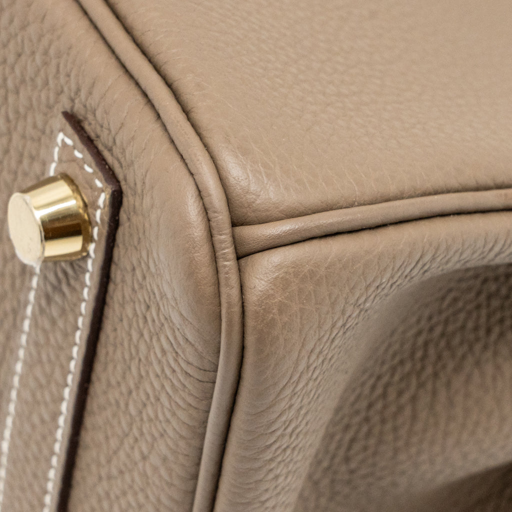 Hermes Birkin 25 togo etoupe GHW