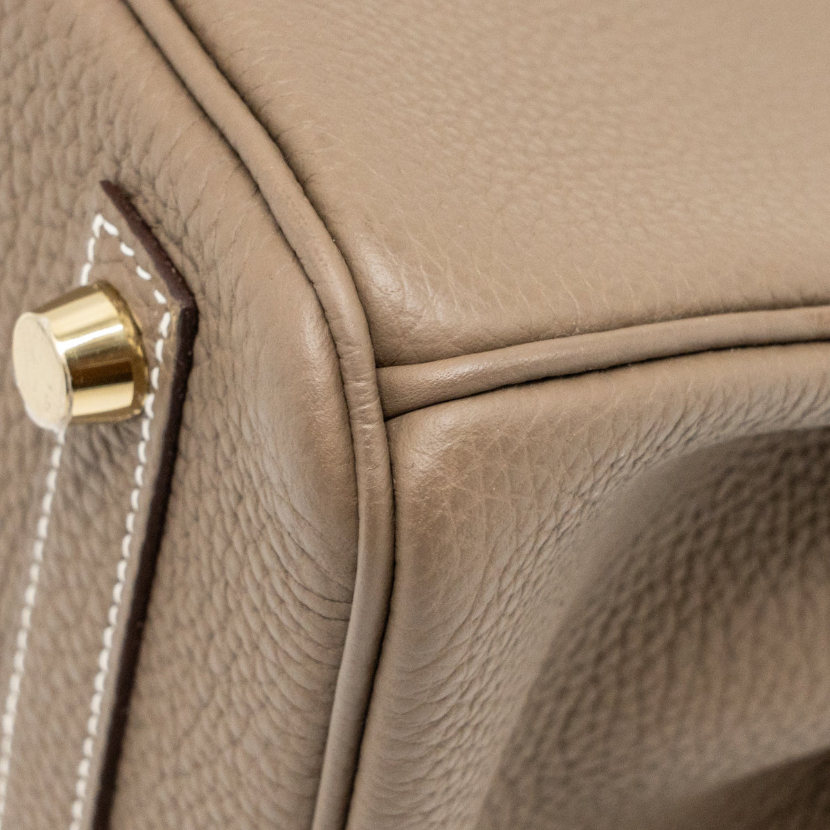 Hermes Birkin 25 togo etoupe GHW