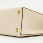 Hermes Verrou 23 Epsom Craie LGHW
