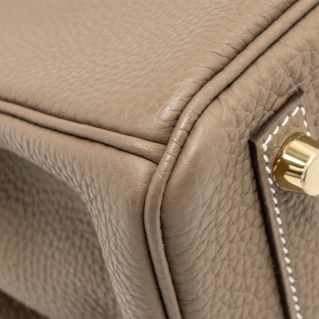 Hermes Birkin 25 togo etoupe GHW