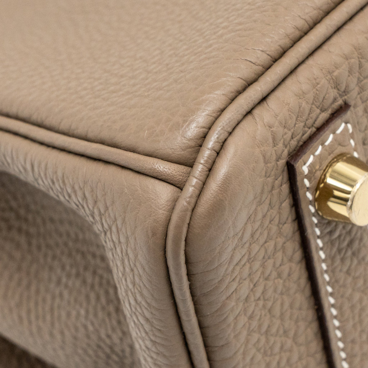 Hermes Birkin 25 togo etoupe GHW