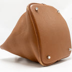 Hermes Picotin 22 Lock Bag Clemence Gold SHW
